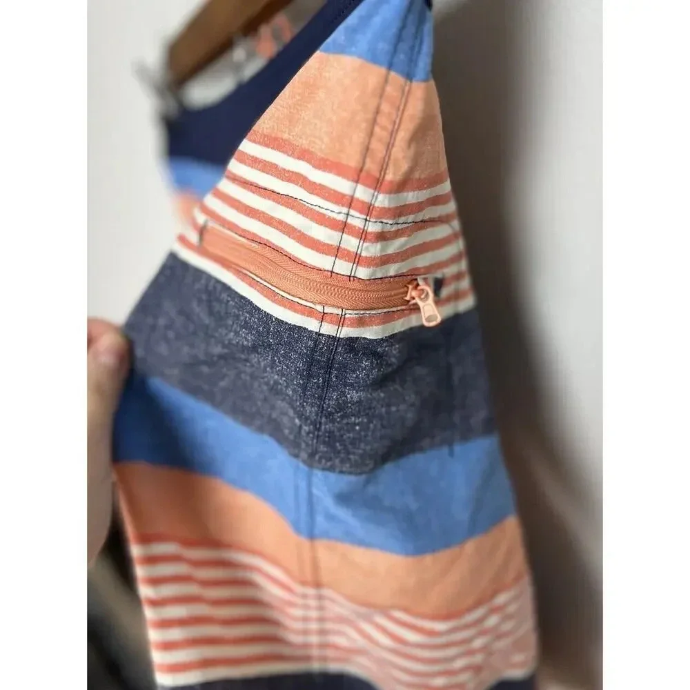 Patagonia Boys' Wavefarer Boardshorts Size 14 Striped Recycled Nylon Swim Beach